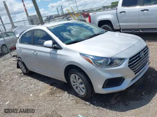 2022 Hyundai Accent SE with VIN 3KPC24A65NE174288, listed as a IAAI auction lot 39840101 with 46,506 mi miles. Bid and sale history available at carsss.com. Image 1.