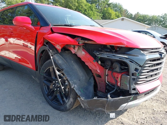 2022 Chevrolet Blazer LT with VIN 3GNKBHR48NS123334, listed as a IAAI auction lot 42666158 with 57,732 mi miles and . Bid and sale history available at DreamBid. Image 6.
