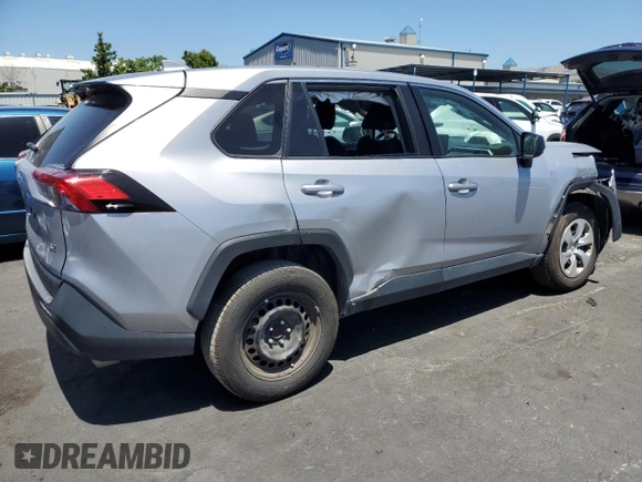 2022 Toyota RAV4 LE with VIN 2T3H1RFV5NC181883, listed as a Copart auction lot 57295335 with 57,508 mi miles and Salvage title. Bid and sale history available at DreamBid. Image 3.