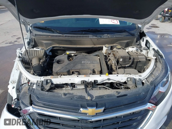 2020 Chevrolet Equinox LT with VIN 3GNAXKEV1LS695819, listed as a IAAI auction lot 41860240 with 57,214 mi miles. Bid and sale history available at carsss.com. Image 10.