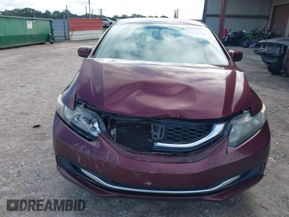2015 Honda Civic Sedan LX with VIN 19XFB2F52FE059814, listed as a IAAI auction lot 40413705 with 91,506 mi miles. Bid and sale history available at carsss.com. Image 12.