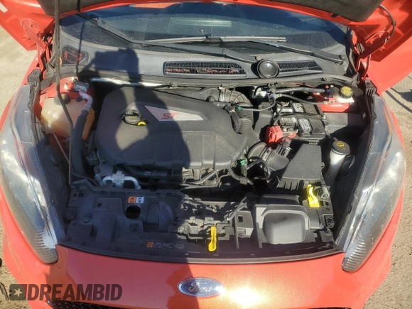 2016 Ford Fiesta ST with VIN 3FADP4GX9GM164741, listed as a Copart auction lot 46242045 with 150,808 mi miles and Salvage Title. Bid and sale history available at DreamBid. Image 11.