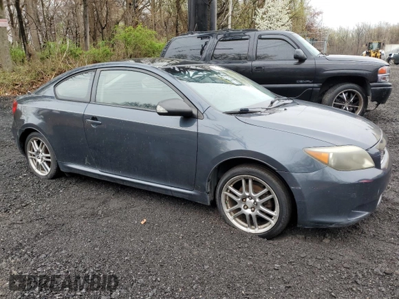 2005 Scion tC with VIN JTKDE177650005585, listed as a Copart auction lot 51747715 with 133,604 mi miles and Salvage Title. Bid and sale history available at carsss.com. Image 4.