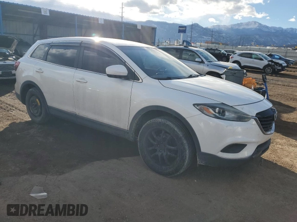 2013 Mazda CX-9 Sport with VIN JM3TB2BV9D0403970, listed as a Copart auction lot 85218034 with 209,892 mi miles and Non Repairable. Bid and sale history available at DreamBid. Image 4.