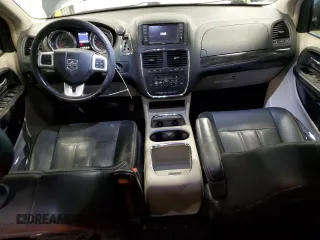 2017 Dodge Grand Caravan Crew Plus with VIN 2C4RDGDG3HR702035, listed as a Copart auction lot 46944875 with 214,058 mi miles and Salvage Title. Bid and sale history available at DreamBid. Image 8.