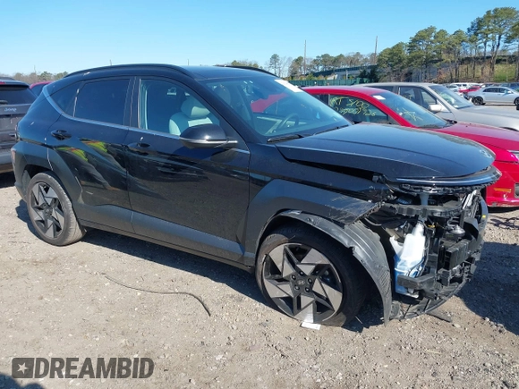 2024 Hyundai Kona Limited with VIN KM8HECA3XRU115110, listed as a IAAI auction lot 42022862 with 5,685 mi miles and . Bid and sale history available at carsss.com. Image 1.