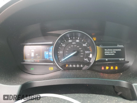 2017 Ford Explorer XLT with VIN 1FM5K8D85HGA83468, listed as a Copart auction lot 57416305 with 63,063 mi miles and Salvage title. Bid and sale history available at DreamBid. Image 9.