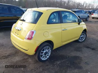 2013 FIAT 500 Pop with VIN 3C3CFFARXDT584755, listed as a IAAI auction lot 41623090 with 87,776 mi miles. Bid and sale history available at carsss.com. Image 4.
