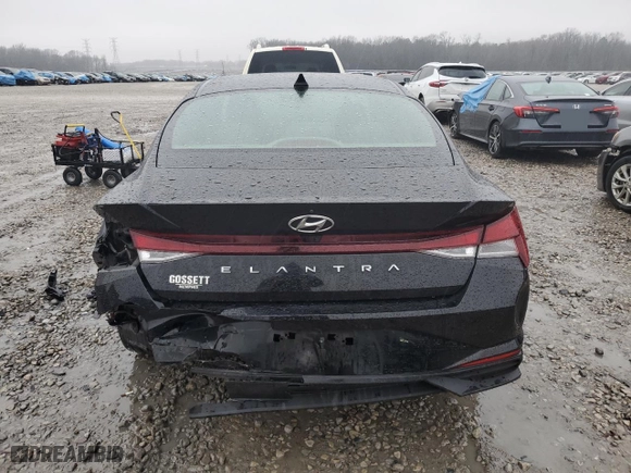 2022 Hyundai Elantra Essential with VIN KMHLM4AG2NU244586, listed as a Copart auction lot 45115335 with 94,268 mi miles and Salvage Title. Bid and sale history available at carsss.com. Image 6.