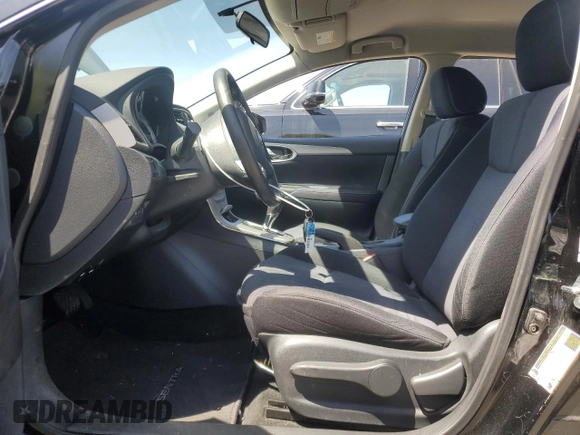 2014 Nissan Sentra S with VIN 3N1AB7AP4EL656704, listed as a Copart auction lot 54976375 with 29,102 mi miles and Salvage Title. Bid and sale history available at DreamBid. Image 7.
