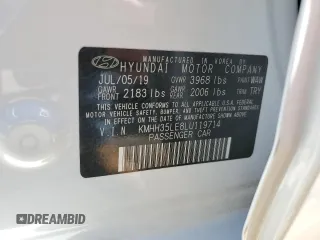 2020 Hyundai Elantra GT with VIN KMHH35LE8LU119714, listed as a Copart auction lot 73642064 with Not Provided miles and Salvage Title. Bid and sale history available at carsss.com. Image 13.