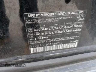 2012 Mercedes-Benz GL-Class GL 450 with VIN 4JGBF7BE6CA780282, listed as a Copart auction lot 79071644 with 156,894 mi miles and Salvage Title. Bid and sale history available at carsss.com. Image 14.