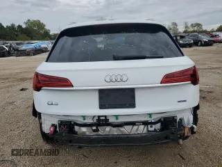 2021 Audi Q5 Premium Plus with VIN WA1BAAFY4M2011158, listed as a Copart auction lot 72142954 with 17,613 mi miles and Salvage Title. Bid and sale history available at carsss.com. Image 6.