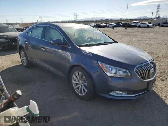 2015 Buick LaCrosse Leather with VIN 1G4GB5G31FF225549, listed as a Copart auction lot 44574225 with 47,127 mi miles and Salvage Title. Bid and sale history available at DreamBid. Image 4.