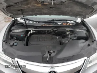 2015 Acura MDX Tech Pkg with VIN 5FRYD4H44FB003062, listed as a Copart auction lot 44702035 with 0 mi miles and Salvage Title. Bid and sale history available at carsss.com. Image 12.