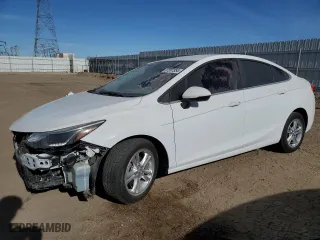 2017 Chevrolet Cruze LT with VIN 1G1BH5SE0H7270655, listed as a Copart auction lot 87287334 with 59,569 mi miles and Salvage Title. Bid and sale history available at carsss.com. Image 1.
