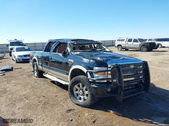 2008 Ford Super Duty F-250 SRW XL with VIN 1FTSW21R58EA22252, listed as a IAAI auction lot 41593611 with 1 mi miles. Bid and sale history available at carsss.com. Image 6.