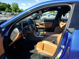 2022 BMW i4 M50 with VIN WBY33AW04NFM42431, listed as a Copart auction lot 60519024 with 53,447 mi miles and Salvage Title. Bid and sale history available at carsss.com. Image 7.