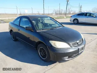 2004 Honda Civic VP with VIN 1HGEM22154L048837, listed as a IAAI auction lot 41734394 with 1 mi miles. Bid and sale history available at carsss.com. Image 1.