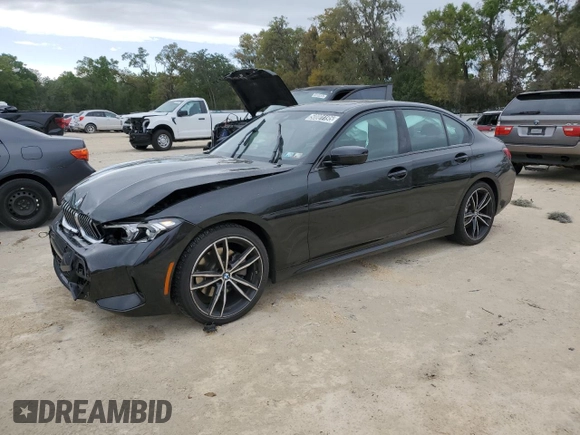 2024 BMW 3 Series 330i xDrive with VIN 3MW89FF01R8E65387, listed as a Copart auction lot 50001195 with 19,478 mi miles and Clean Title. Bid and sale history available at carsss.com. Image 1.