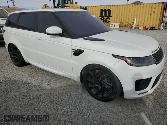 2018 Land Rover Range Rover Sport with VIN SALWR2RE6JA193690, listed as a Copart auction lot 84492464 with 69,495 mi miles and Salvage Title. Bid and sale history available at DreamBid. Image 4.