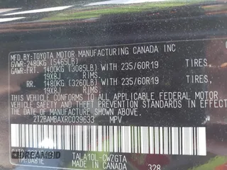 2024 Lexus RX 350 z VIN 2T2BAMBAXRC039633, wystawiony jako IAAI lot #42028871 z przebiegiem 2 668 mil mil oraz . Historia ofert i sprzedaży dostępna na DreamBid. Obrazek 9.