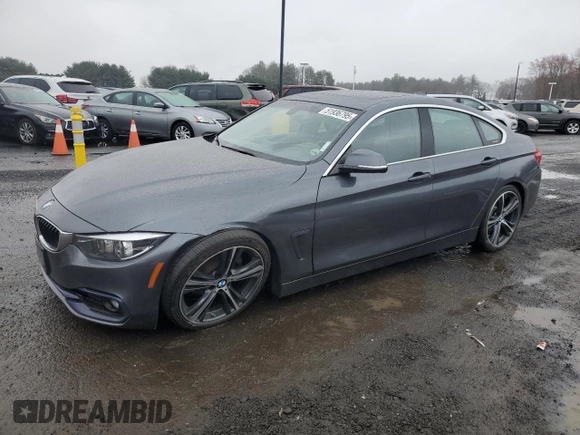 2018 BMW 4 Series 430i xDrive with VIN WBA4J3C59JBL03370, listed as a Copart auction lot 51936795 with 78,545 mi miles and Salvage Title. Bid and sale history available at carsss.com. Image 1.