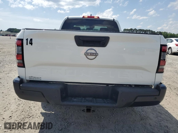 2023 Nissan Frontier S z VIN 1N6ED1CLXPN631662, wystawiony jako Copart lot #55935545 z przebiegiem 31 500 mil mil oraz Szkoda całkowita • Salvage title. Historia ofert i sprzedaży dostępna na DreamBid. Obrazek 6.