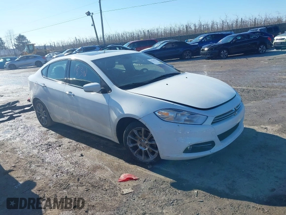 2013 Dodge Dart Limited with VIN 1C3CDFCH5DD323999, listed as a IAAI auction lot 41581332 with 180,840 mi miles. Bid and sale history available at carsss.com. Image 1.