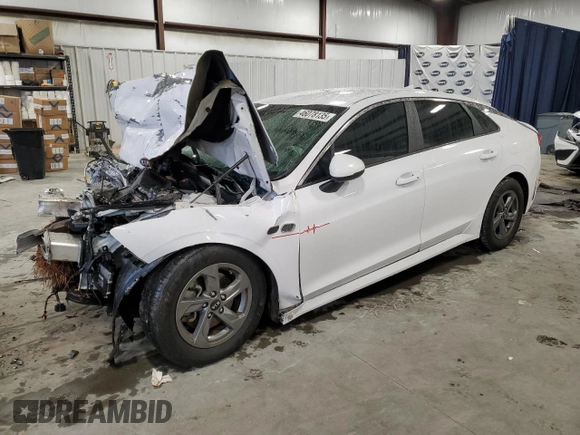2021 Kia K5 LXS with VIN 5XXG14J23MG044968, listed as a Copart auction lot 46078135 with 0 mi miles and Salvage Title. Bid and sale history available at carsss.com. Image 1.