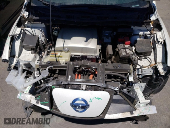2016 Nissan LEAF S with VIN 1N4BZ0CP2GC314156, listed as a Copart auction lot 61503983 with 44,804 mi miles. Bid and sale history available at carsss.com. Image 11.