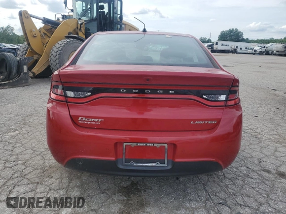 2013 Dodge Dart Limited with VIN 1C3CDFCA4DD299200, listed as a Copart auction lot 61369905 with Not provided miles and Clean title. Bid and sale history available at DreamBid. Image 6.