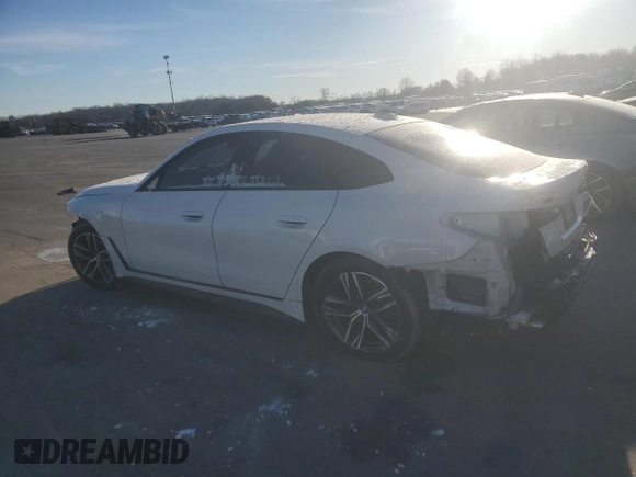 2023 BMW 4 Series 430i xDrive with VIN WBA73AV05PFN90009, listed as a Copart auction lot 85745004 with 41,736 mi miles and Salvage title. Bid and sale history available at DreamBid. Image 2.