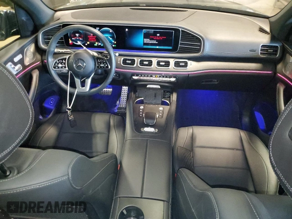 2023 Mercedes-Benz GLS 450 with VIN 4JGFF5KE8PA874580, listed as a Copart auction lot 46059574 with 12,557 mi miles and . Bid and sale history available at DreamBid. Image 8.