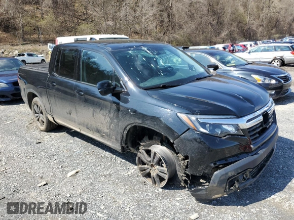 2020 Honda Ridgeline Sport with VIN 5FPYK3F16LB019969, listed as a Copart auction lot 52697765 with 110,170 mi miles and Salvage title. Bid and sale history available at DreamBid. Image 4.