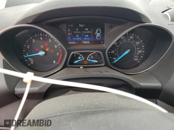2017 Ford Escape SE with VIN 1FMCU9G93HUB66829, listed as a Copart auction lot 69093414 with 99,569 mi miles and Salvage Title. Bid and sale history available at carsss.com. Image 9.