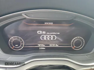 2019 Audi Q5 Premium Plus with VIN WA1BNAFY0K2115034, listed as a Copart auction lot 58176075 with 78,705 mi miles and Non repairable. Bid and sale history available at DreamBid. Image 9.