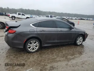 2015 Chrysler 200 Limited with VIN 1C3CCCAB6FN628585, listed as a Copart auction lot 48547435 with 182,863 mi miles and Salvage Title. Bid and sale history available at carsss.com. Image 3.