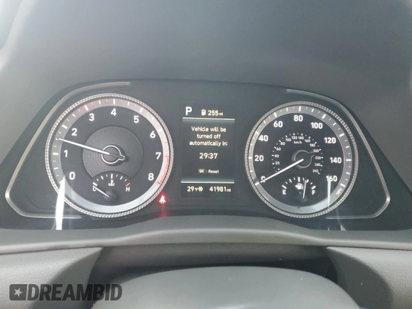 2023 Hyundai Sonata SEL with VIN KMHL64JA5PA289841, listed as a Copart auction lot 42787355 with 41,981 mi miles and Salvage Title. Bid and sale history available at DreamBid. Image 9.