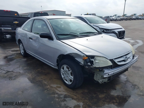 2001 Honda Civic LX with VIN 1HGEM22511L104898, listed as a IAAI auction lot 41855518 with 255,538 mi miles. Bid and sale history available at carsss.com. Image 1.