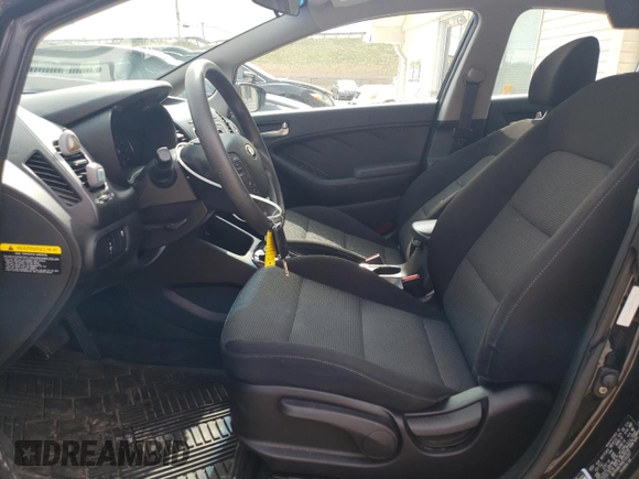 2017 Kia Forte LX with VIN 3KPFK4A79HE131227, listed as a Copart auction lot 52093965 with 21,945 mi miles and Salvage Title. Bid and sale history available at carsss.com. Image 7.