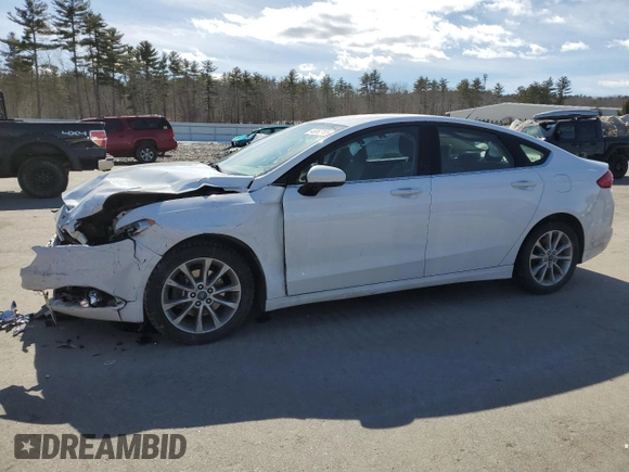 2017 Ford Fusion SE with VIN 3FA6P0HD5HR320090, listed as a Copart auction lot 48362185 with 133,101 mi miles and Salvage Title. Bid and sale history available at carsss.com. Image 1.