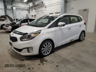 2014 Kia Rondo EX with VIN KNAHU8A33E7008278, listed as a Copart auction lot 46416585 with 216,683 mi miles and Salvage Title. Bid and sale history available at carsss.com. Image 1.