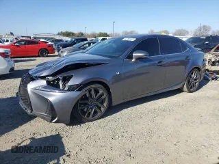 2020 Lexus IS with VIN JTHGA1D2XL5102652, listed as a Copart auction lot 42783555 with 13,685 mi miles and Salvage Title. Bid and sale history available at carsss.com. Image 1.