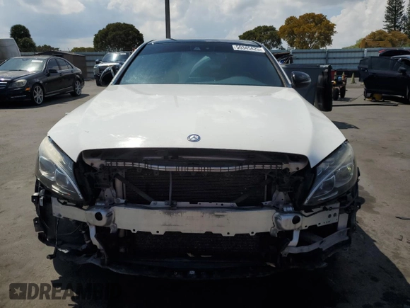2016 Mercedes-Benz C 450 AMG with VIN 55SWF6EB1GU123208, listed as a Copart auction lot 50345425 with 117,561 mi miles and Salvage Title. Bid and sale history available at carsss.com. Image 5.