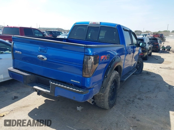 2013 Ford F-150 XL with VIN 1FTFW1EF0DFB98061, listed as a IAAI auction lot 41586726 with 116,183 mi miles. Bid and sale history available at carsss.com. Image 4.