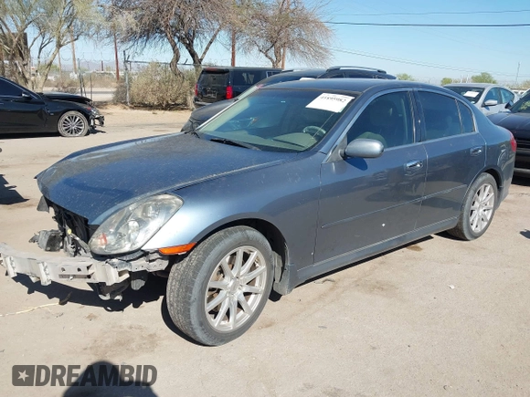 2006 Infiniti G35 with VIN JNKCV51E76M519911, listed as a IAAI auction lot 41895982 with 251,470 mi miles and . Bid and sale history available at carsss.com. Image 18.