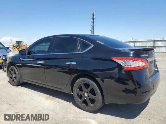 2015 Nissan Sentra S with VIN 3N1AB7AP3FY285913, listed as a Copart auction lot 53899245 with 153,164 mi miles and Salvage Title. Bid and sale history available at carsss.com. Image 2.
