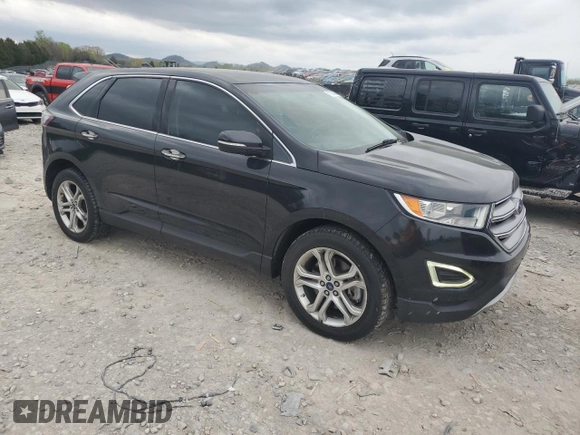 2015 Ford Edge Titanium with VIN 2FMTK4K91FBB31094, listed as a Copart auction lot 51283425 with 166,636 mi miles and Clean Title. Bid and sale history available at carsss.com. Image 4.