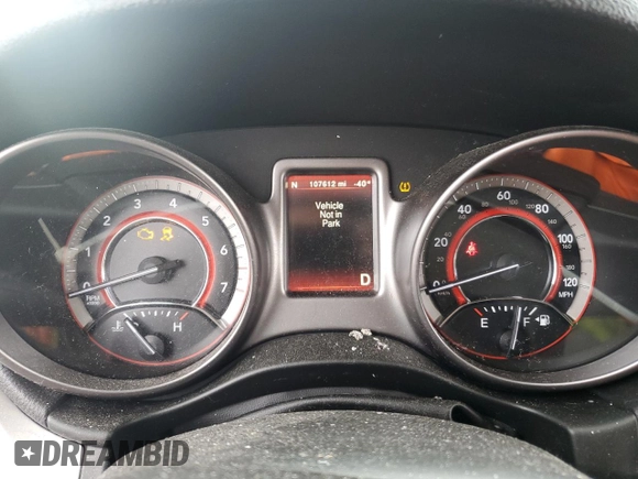 2017 Dodge Journey Crossroad Plus with VIN 3C4PDCGB8HT534860, listed as a Copart auction lot 55526345 with Not provided miles and Salvage title. Bid and sale history available at DreamBid. Image 9.